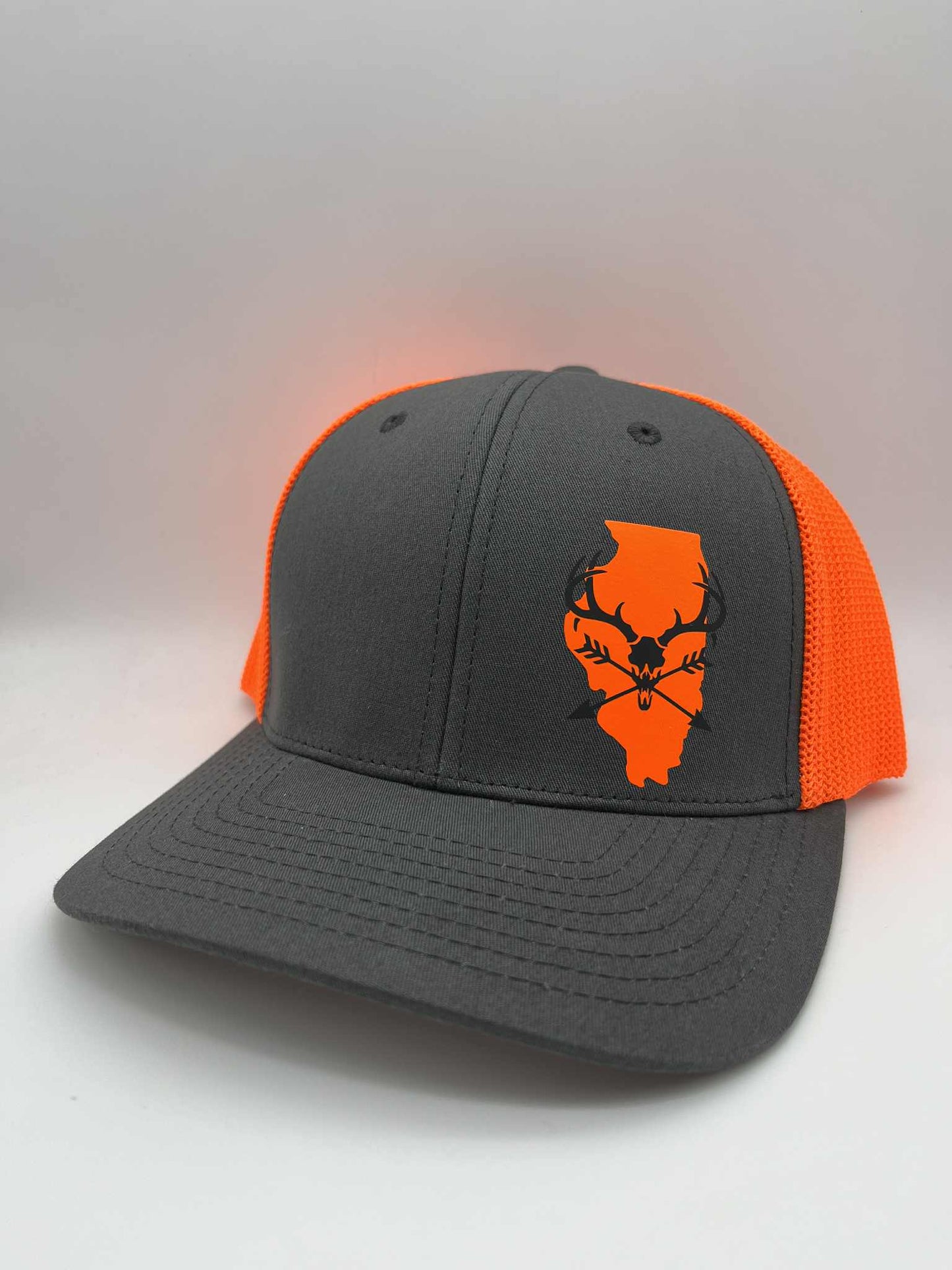Any State Deer Skull and Arrows Snap Back Hat | Bow Hunting | Deer | Buck |