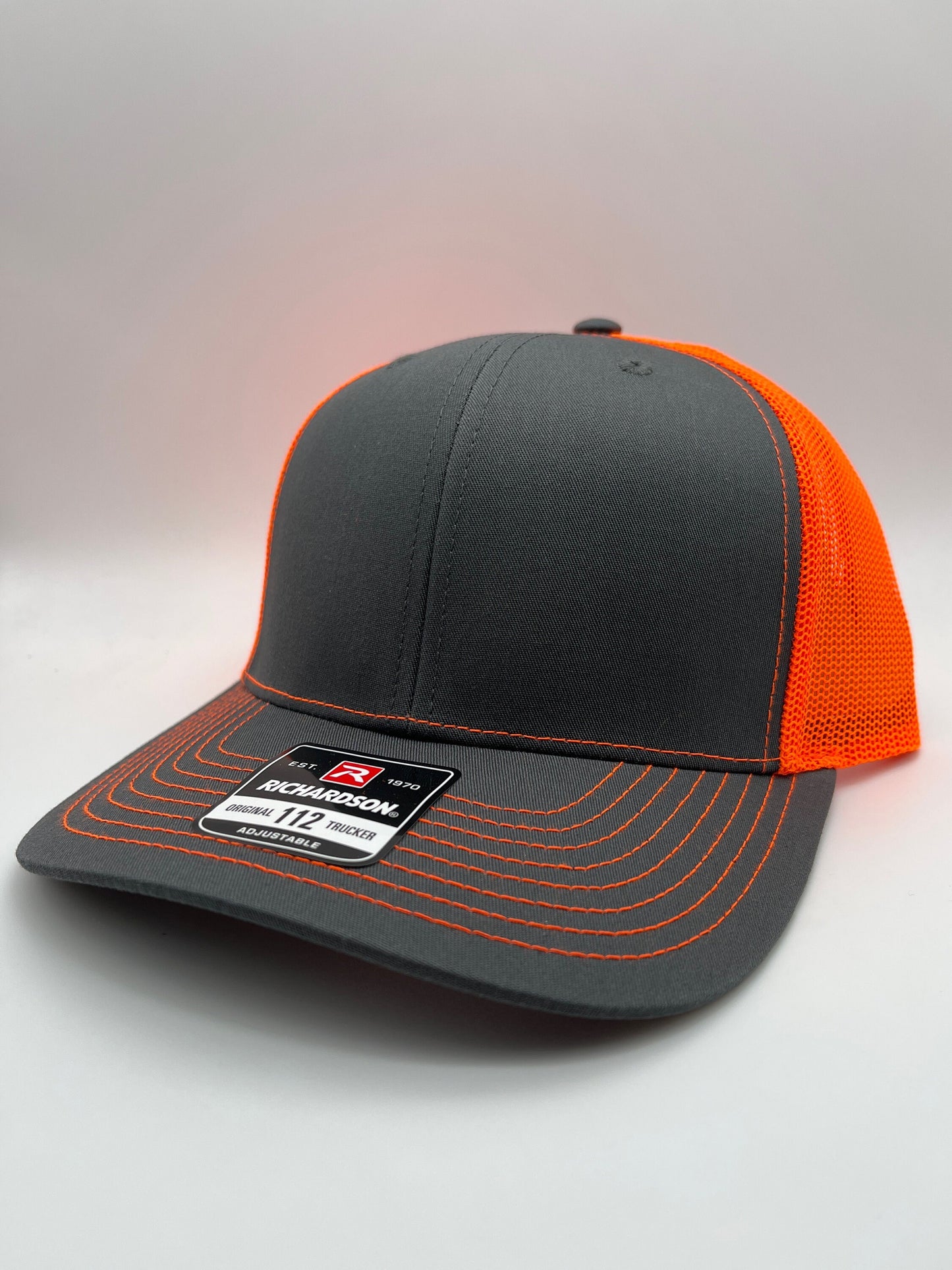 Any State Chukar Hunter with Dog Charcoal/Neon Orange or Charcoal/Neon Pink Snap Back Hat or Charcoal/Neon Yellow or Full Blaze Orange