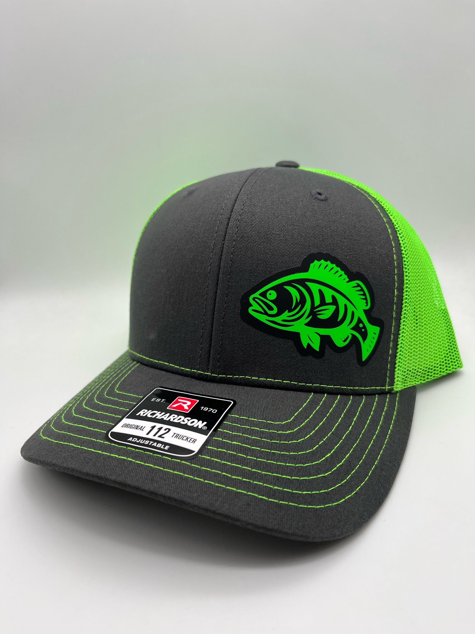 Small Mouth Bass Fishing Snap Back Adjustable Hat with Multiple Hat Options