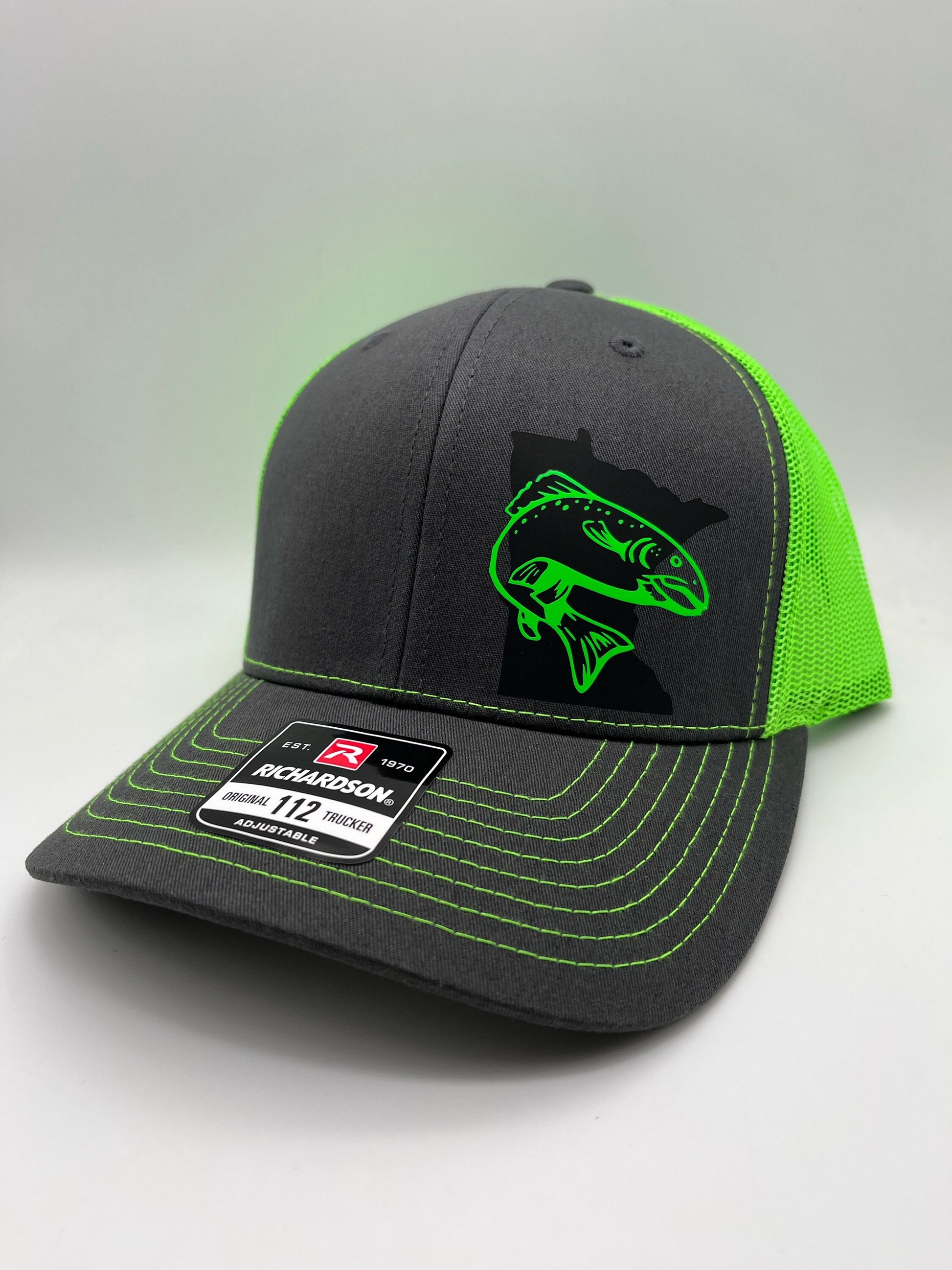 Trout Fishing Snap Back Adjustable Hat with Multiple Hat Options