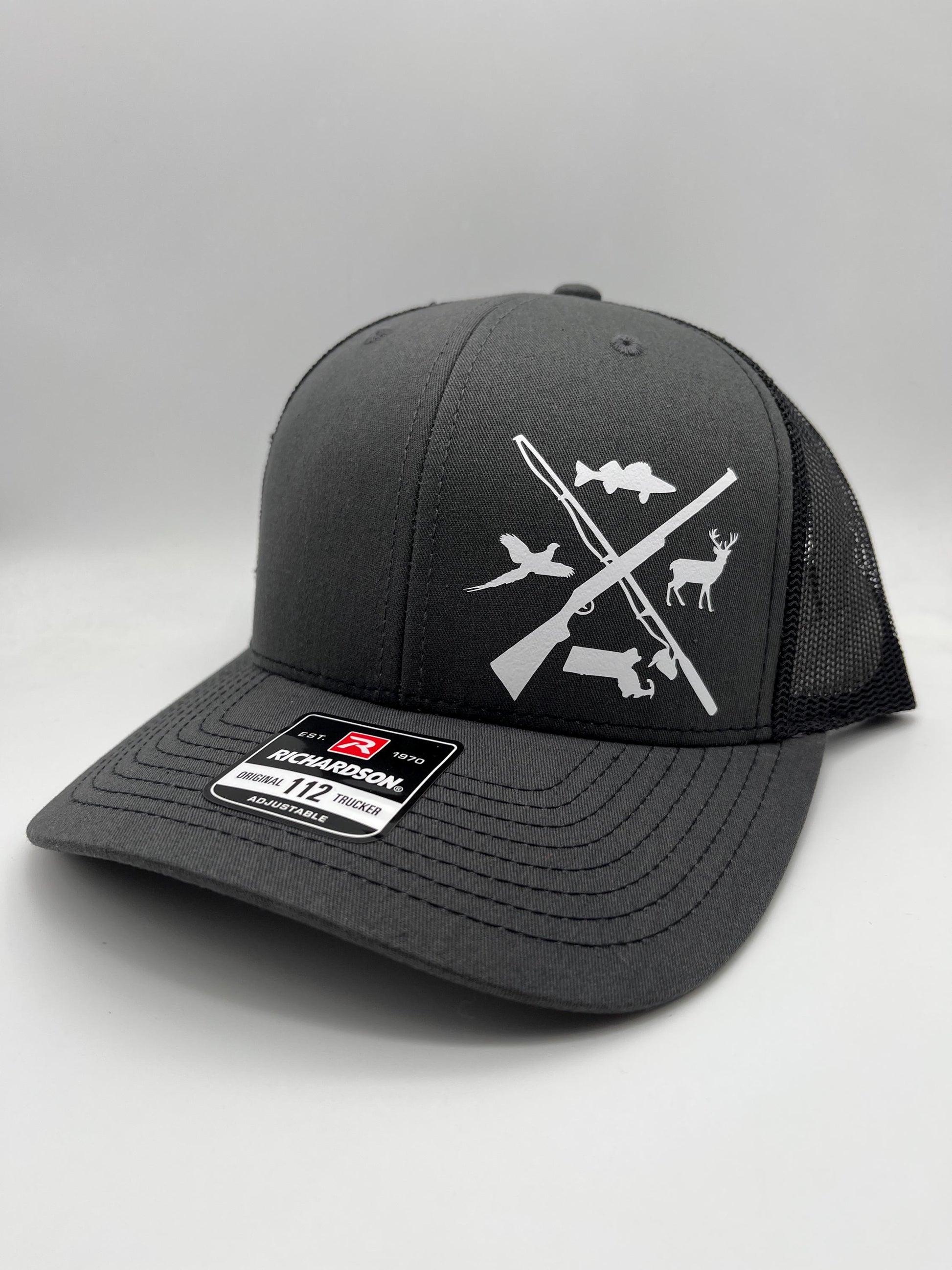 State Pheasant/Buck/Walleye Snap Back Adjustable Hat Hunting and Fishing