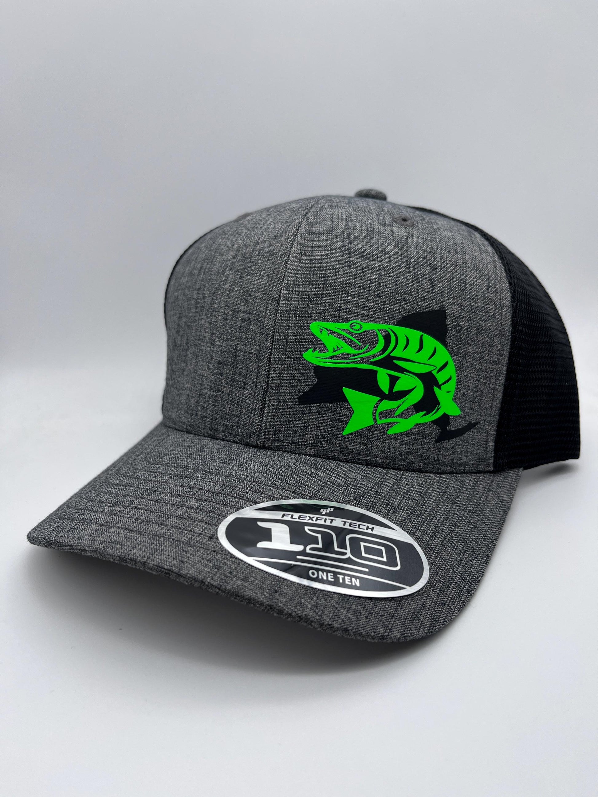 Musky Fishing SnapBack Adjustable Hat with multiple hat color options