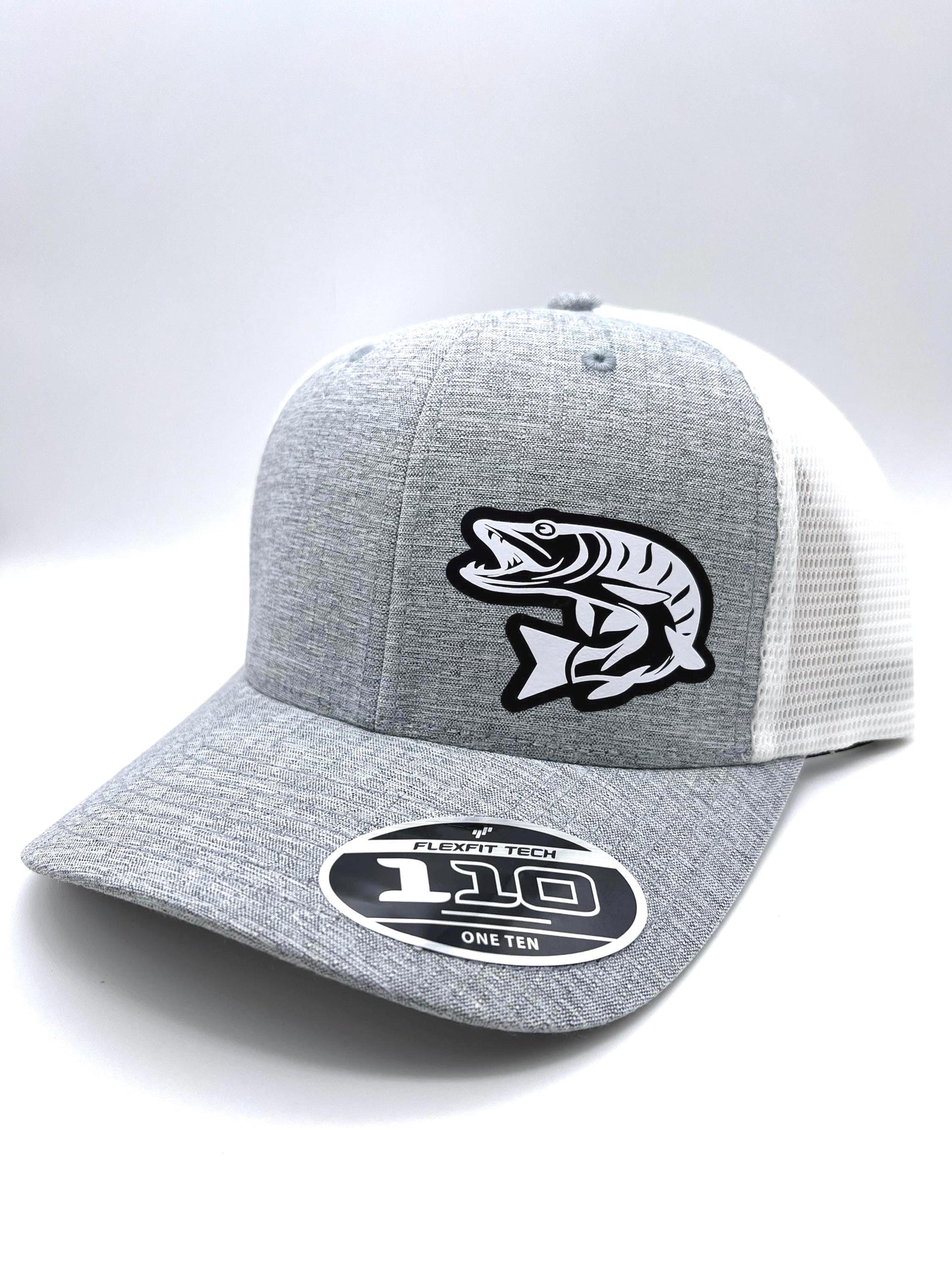 Musky Fishing SnapBack Adjustable Hat with multiple hat color options