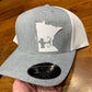 Any State Women's Archery Light Gray/White Flex fit Snapback Hat