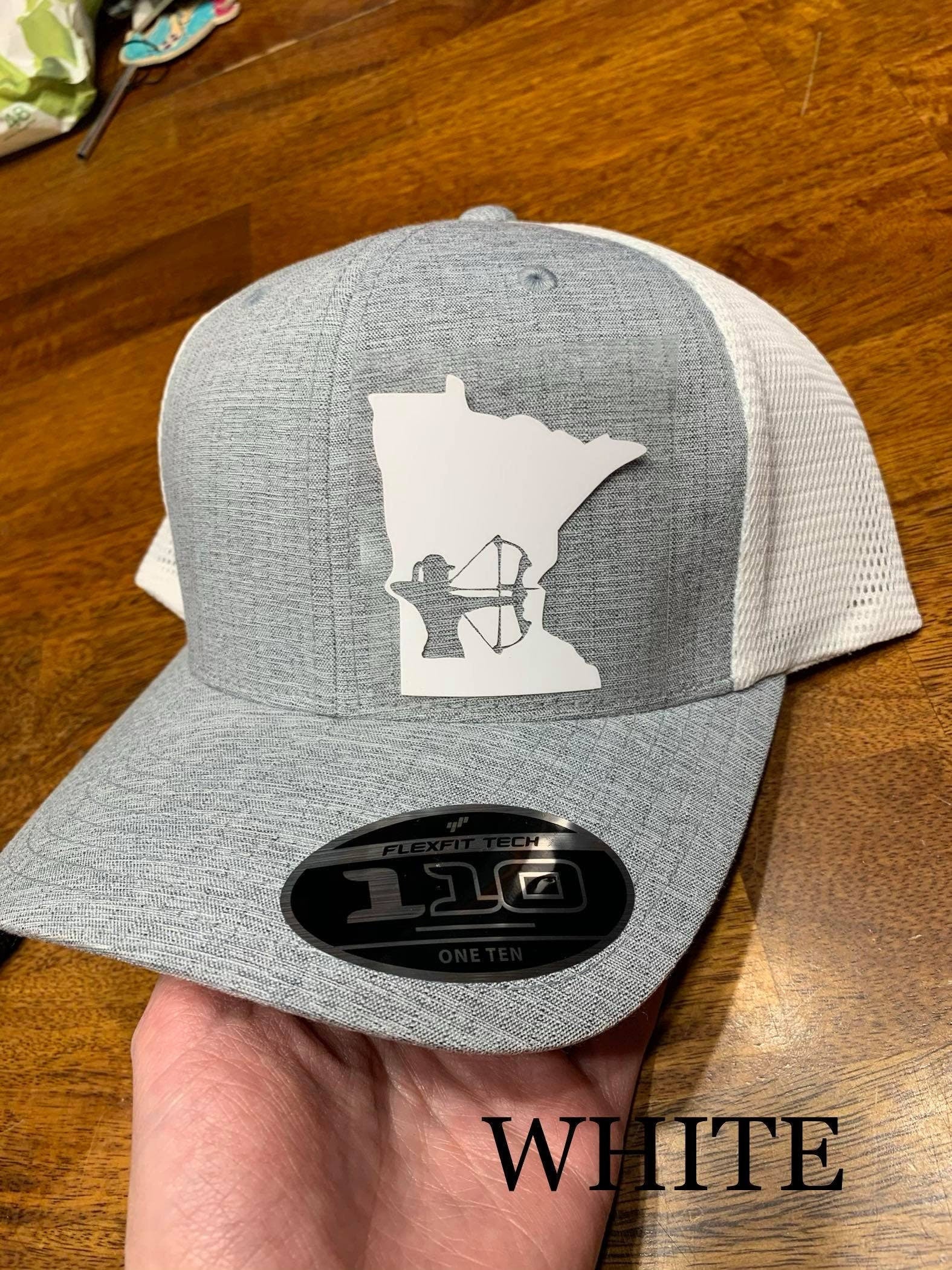 Any State Women's Archery Light Gray/White Flex fit Snapback Hat