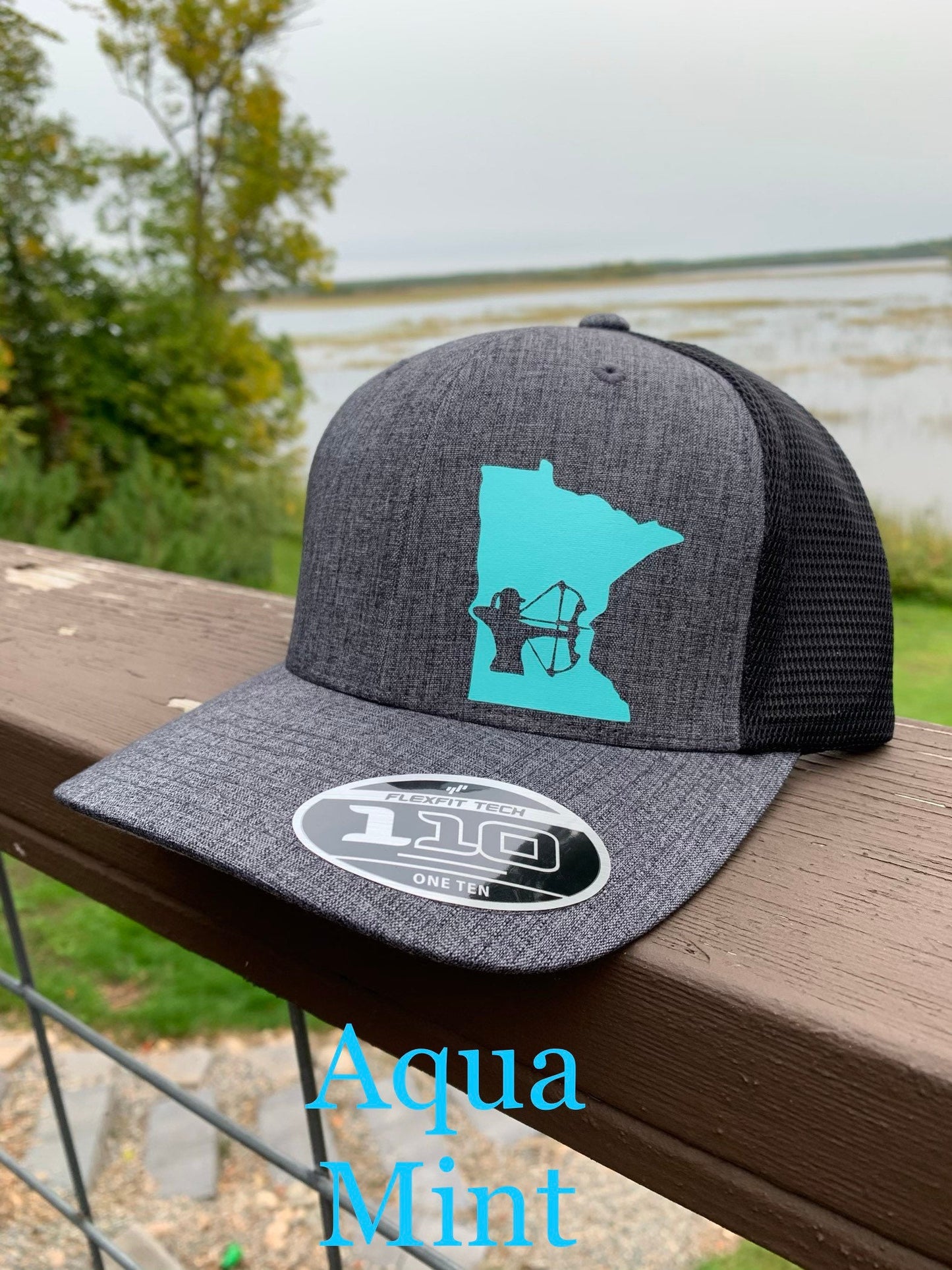 Any State Women's Archery Dark Gray/Black Flexfit Snapback Hat