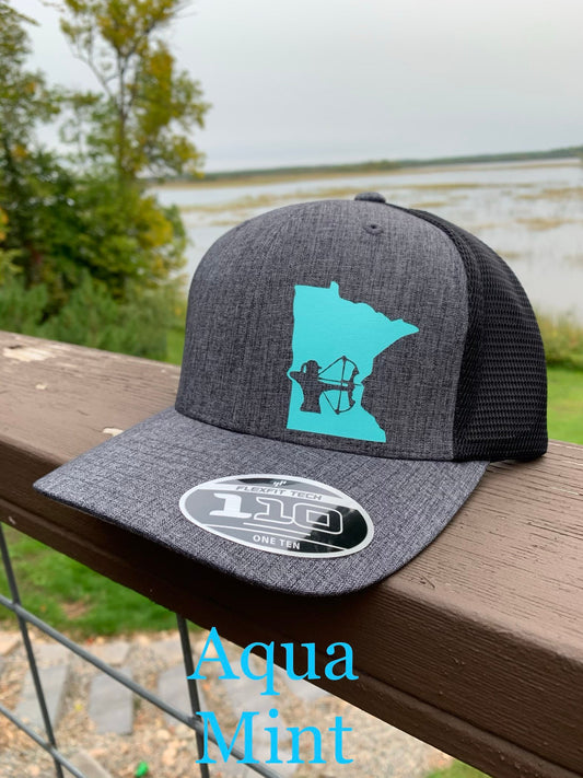 Any State Women's Archery Dark Gray/Black Flexfit Snapback Hat