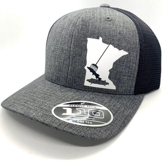 Any State Ice Spear Fishing Adjustable Hat in Multiple Hat Options