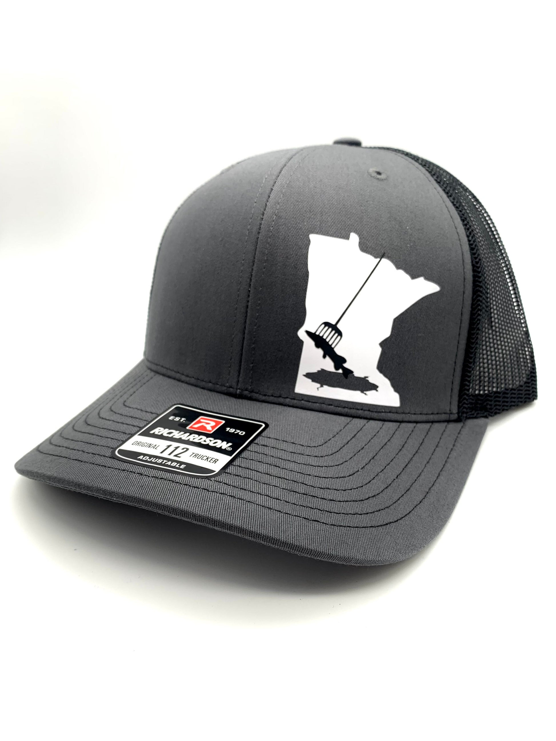 Any State Ice Spear Fishing Adjustable Hat in Multiple Hat Options