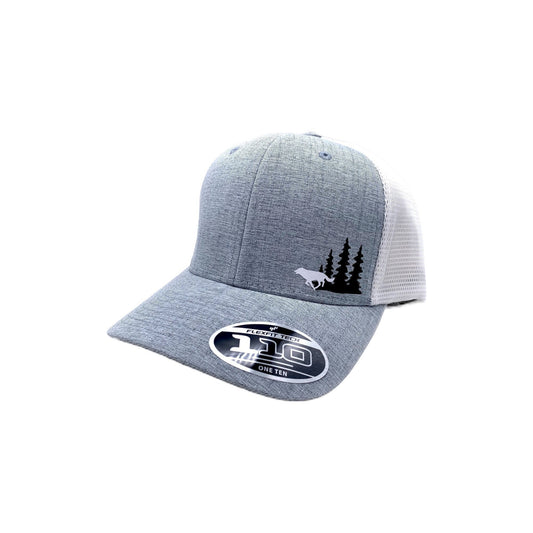 Coyote In Woods Snap Back Adjustable Hat with Multiple Hat Options