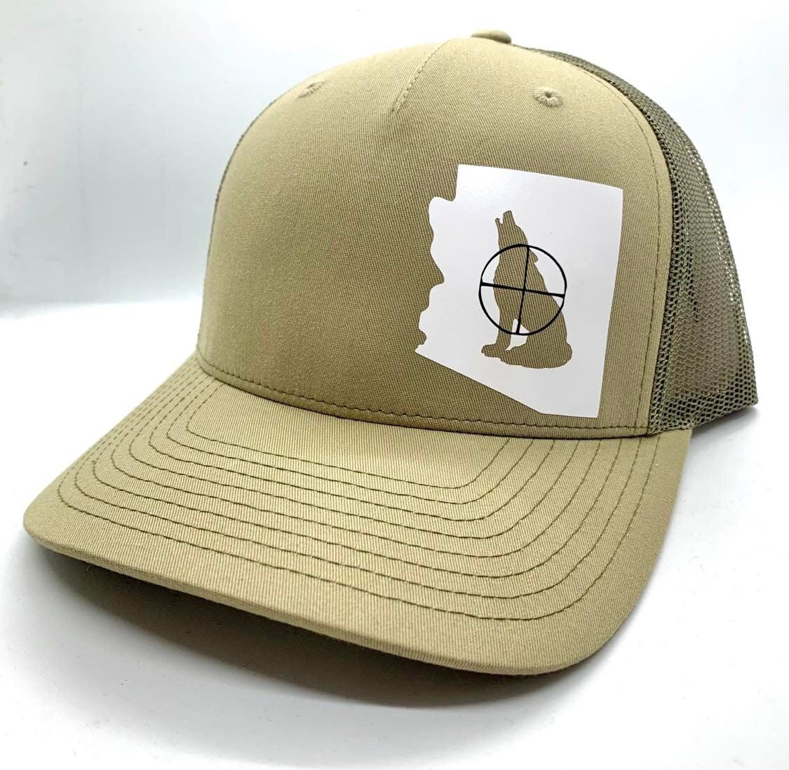 Any State Coyote Hunting Snapback Five Panel Adjustable Hat in two colors