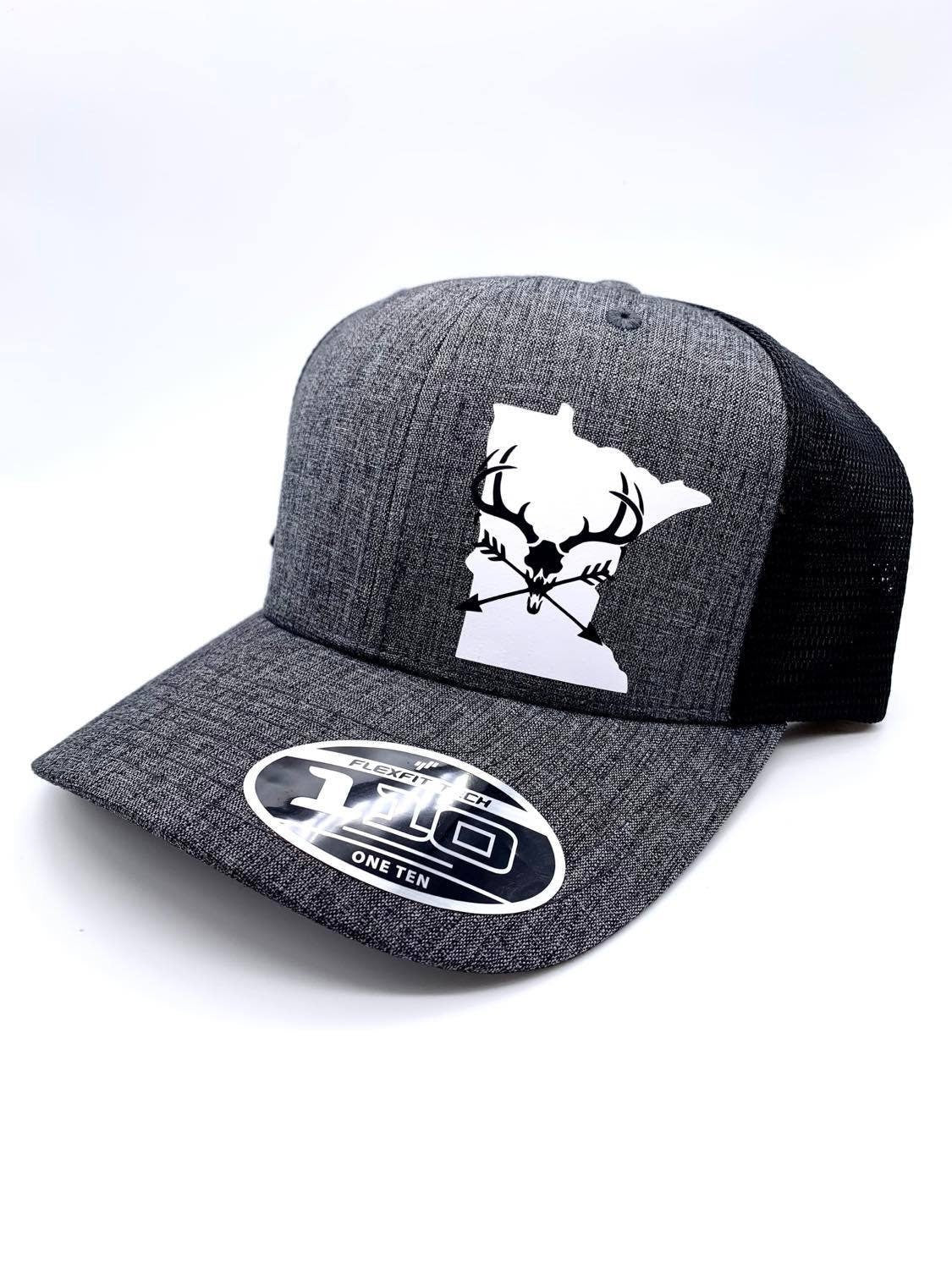 Any State Deer Skull and Arrows Snap Back Hat | Bow Hunting | Deer | Buck |