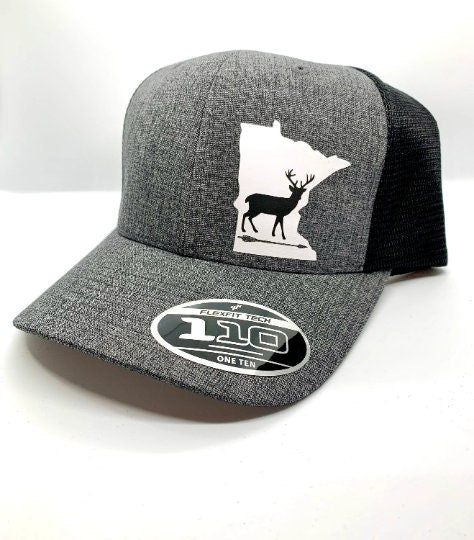 Any State Bow Hunter Snap Back Hat | Deer | Buck | Multiple Colors |