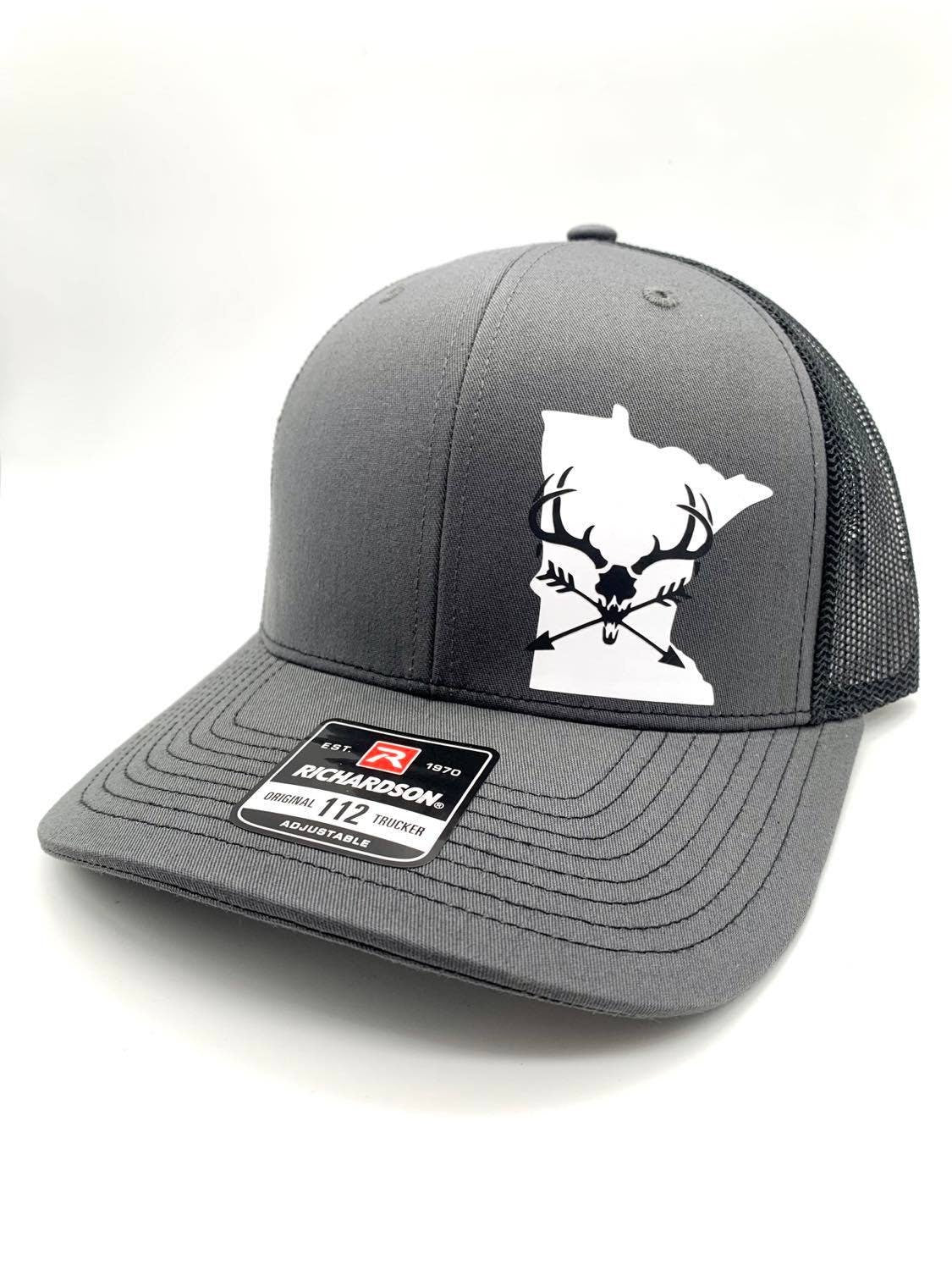 Any State Deer Skull and Arrows Snap Back Hat | Bow Hunting | Deer | Buck |