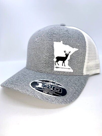 Any State Bow Hunter Snap Back Hat | Deer | Buck | Multiple Colors |