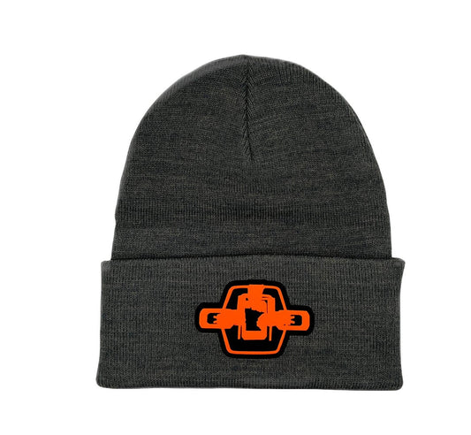 Any State Trapping Dark Gray or Light Gray Winter Knit Hat | Beanie |