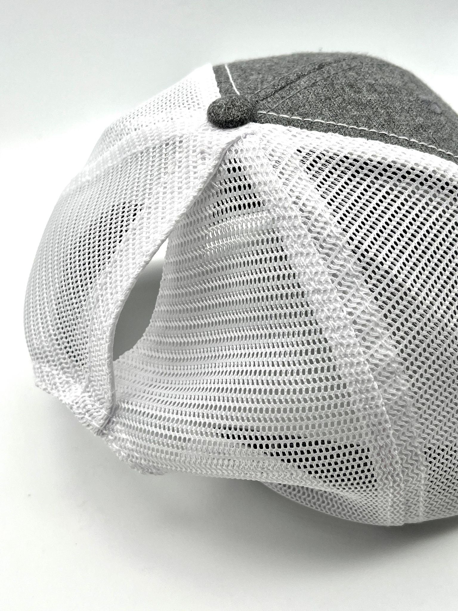 Women's Ice Fishing or Summer Fishing Any State High Ponytail Snapback Hat | High Ponytail | Mess Bun Cap |