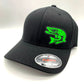 Musky Fishing Black Flexfit Fitted Hat in 3 sizes| Muskie | Fish |