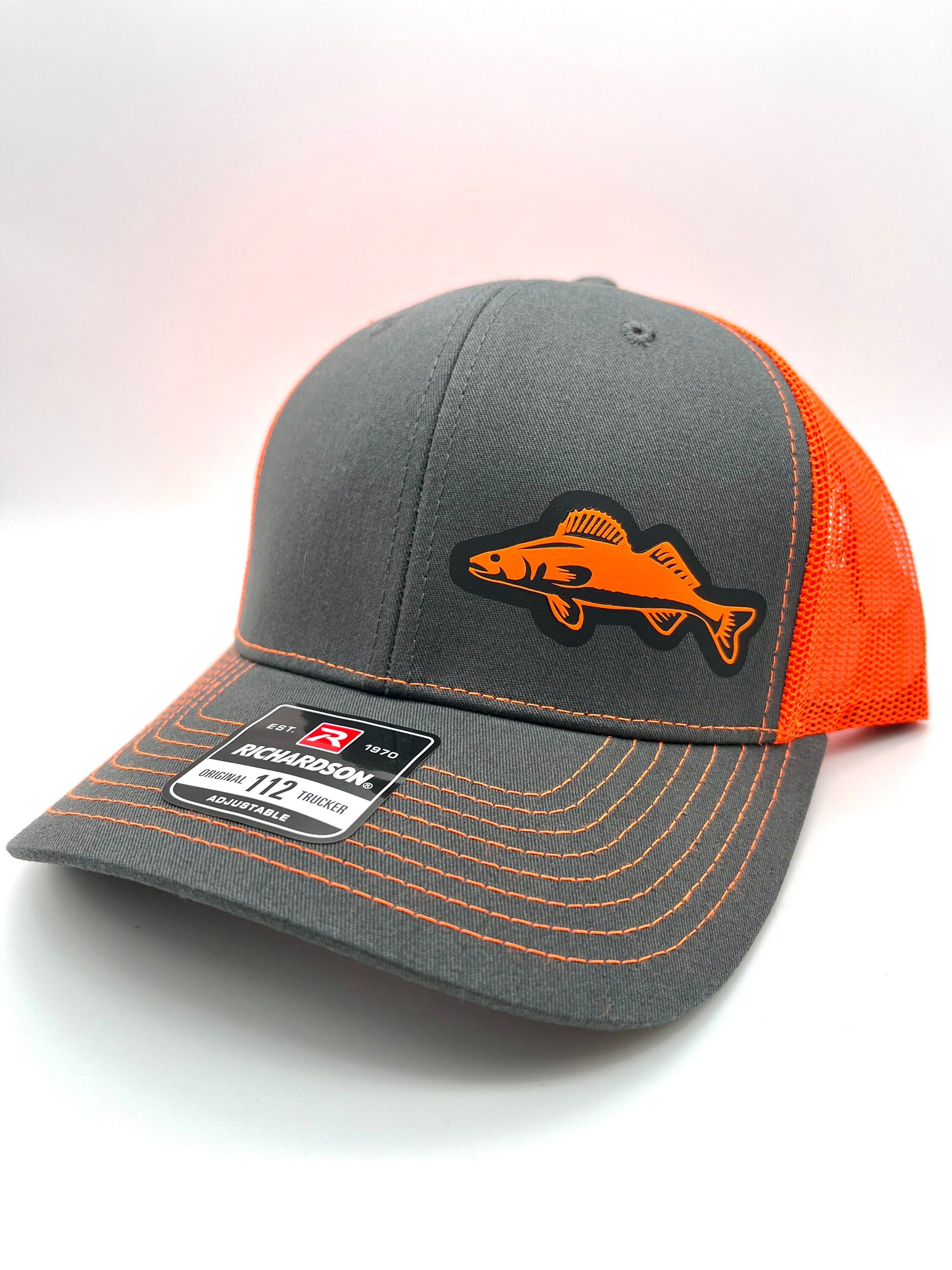 Walleye Fishing Snap Back Adjustable Hat with Multiple Hat Options