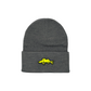 Walleye Dark Gray Winter Cuffed Knit Hat | Fish | Fishing | Beanie |