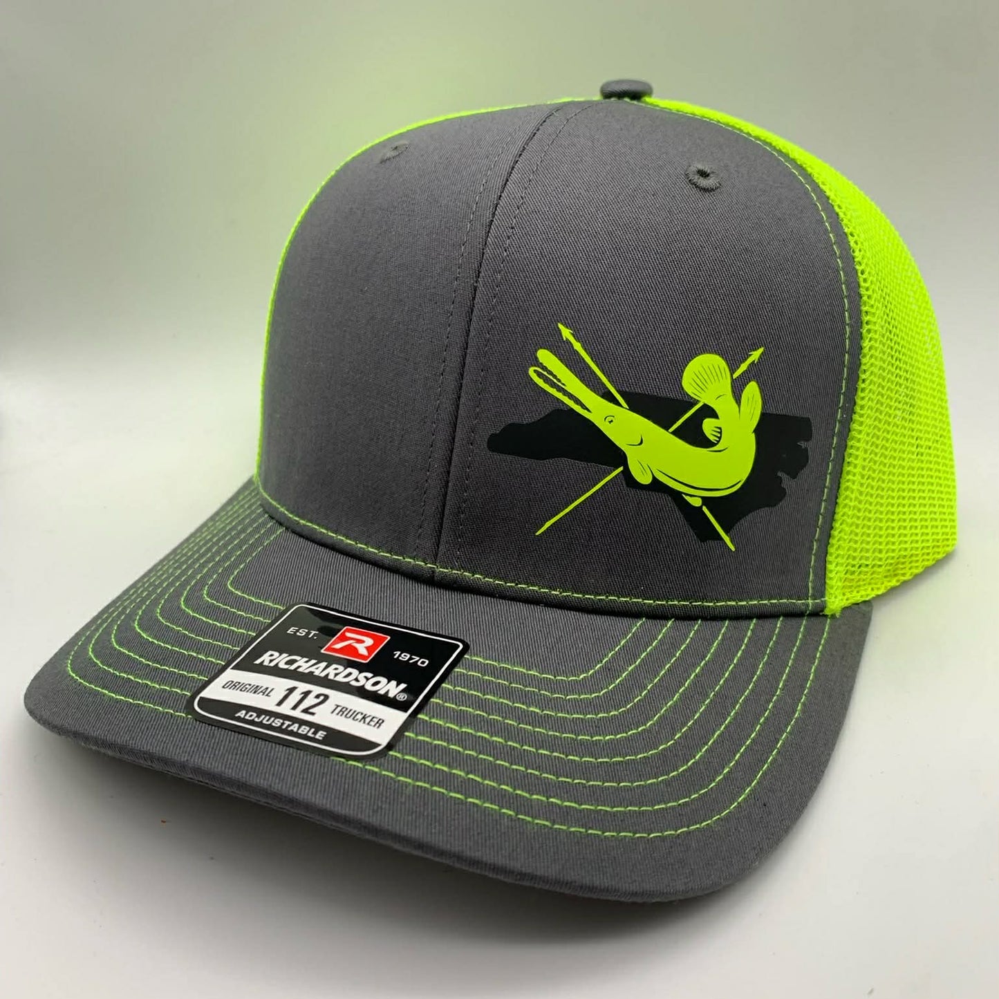 Bowfishing GAR Fish Hat - Custom State Trucker Hat (Snapback)