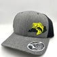 Largemouth Bass Fishing Snapback Hat – Custom State | Adjustable Trucker Cap | Choose Hat & Fish Color