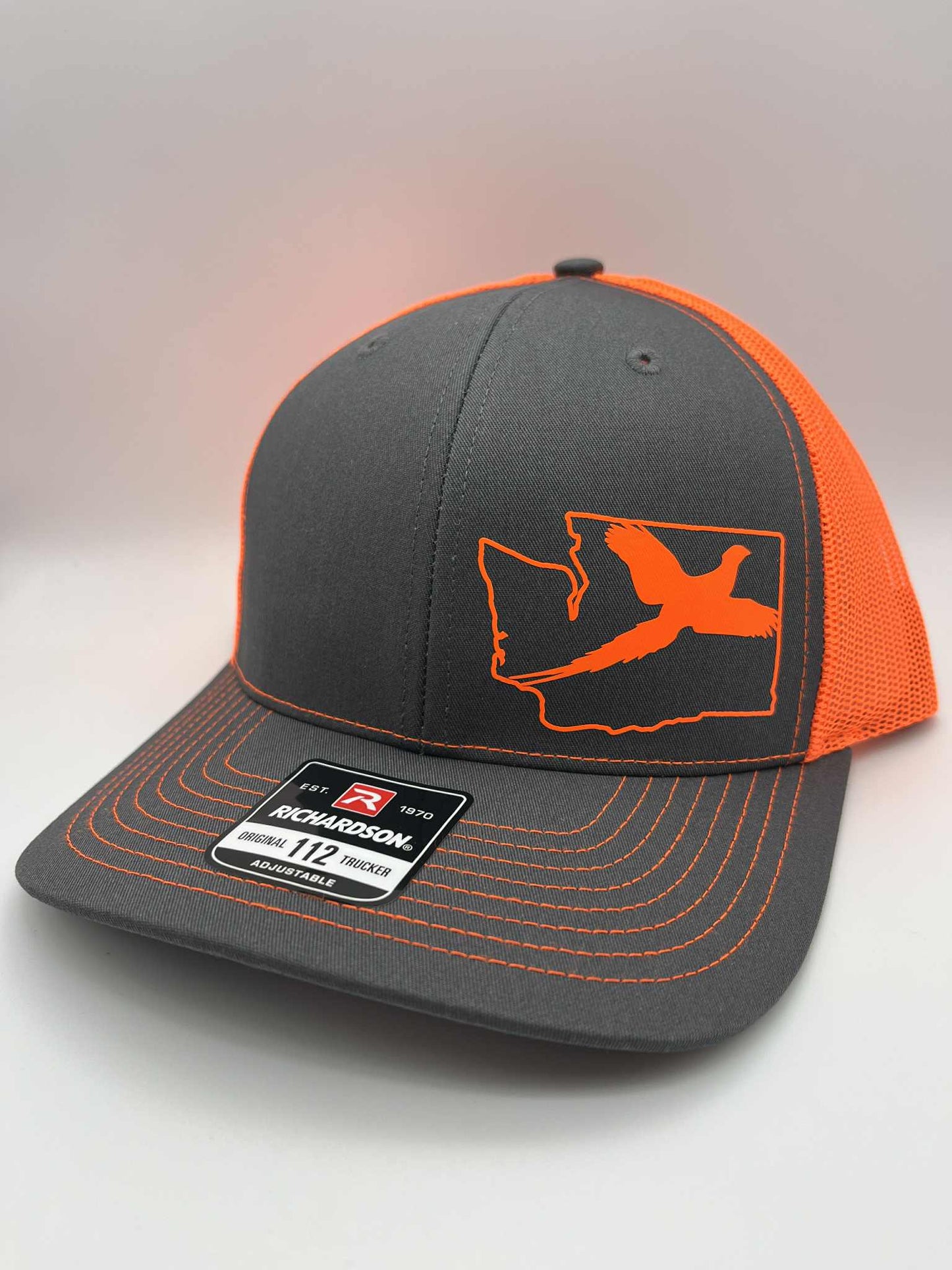 Any State PHEASANT Snapback Trucker Hat | Multiple Hat Color Options | Mesh Back | Adjustable |