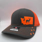 Any State Deer Hunting Firearm Snap Back Adjustable Hat in Multiple Hat Color Options