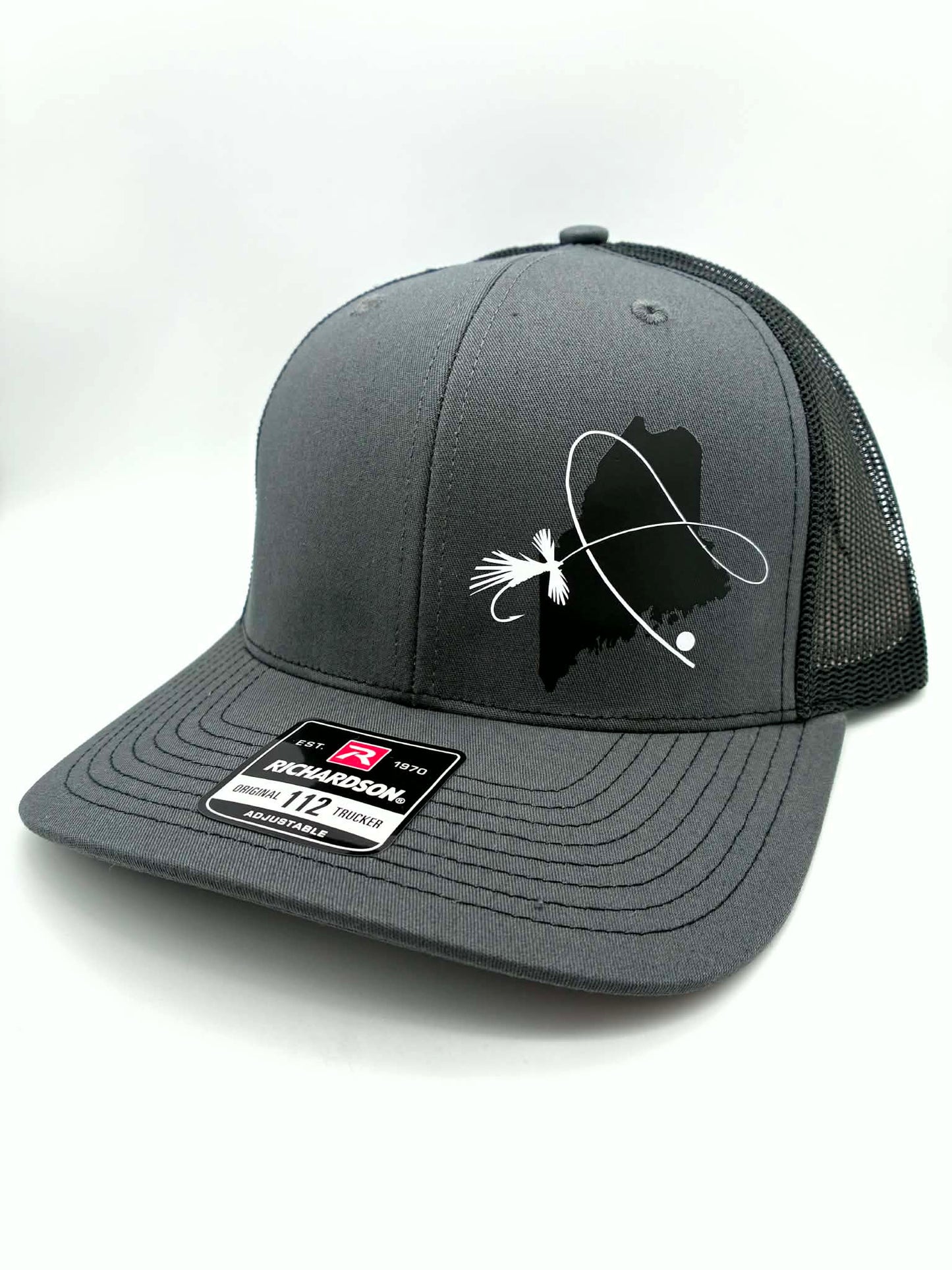 Custom Fly Fishing Hat – Snapback Trucker Cap | Any State Fishing Hat | Multiple Hat Colors