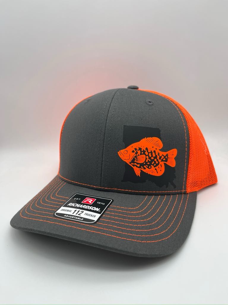 Crappie Fishing Hat – Custom Snapback Trucker Hat (Richardson 112 / Flexfit 110, Multiple Colors)