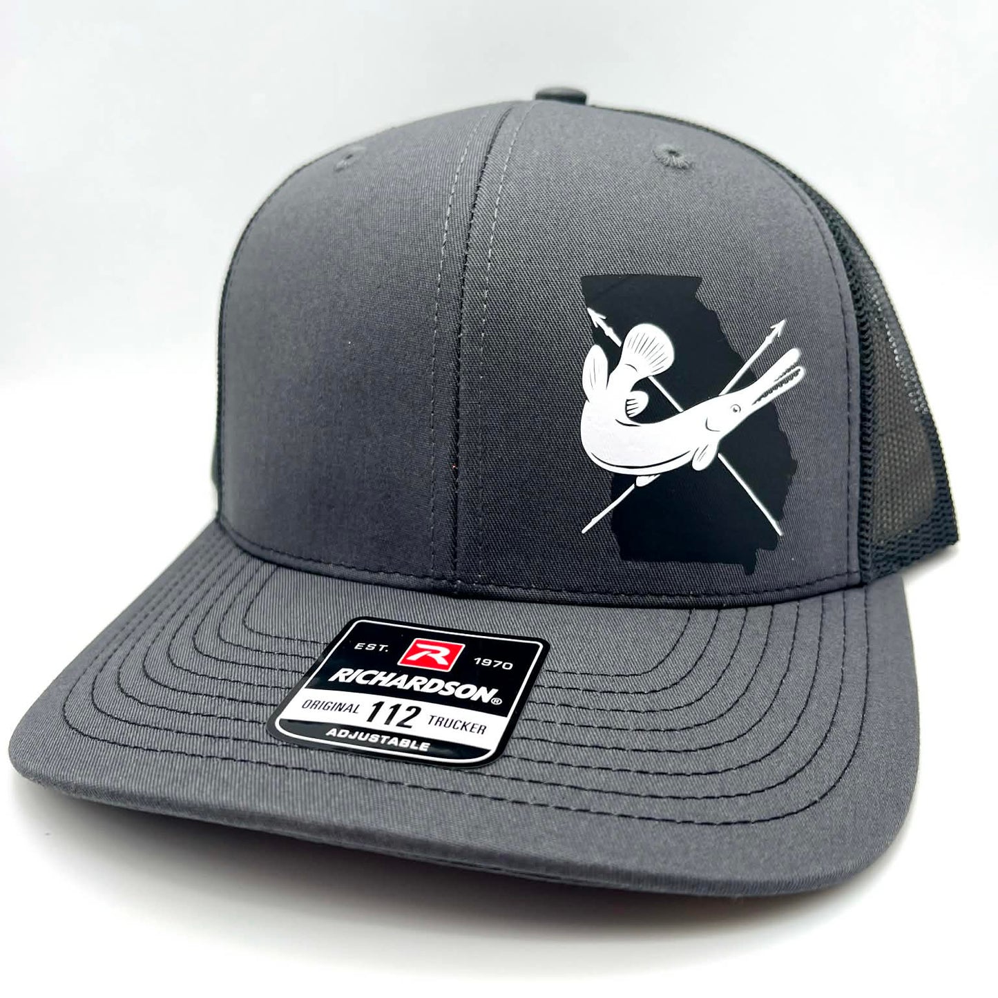 Bowfishing GAR Fish Hat - Custom State Trucker Hat (Snapback)
