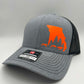 Hound Hunting Hat | Custom State & Animal Trucker Hat | Choose Hat & Design Color | Richardson 112 & Flexfit 110