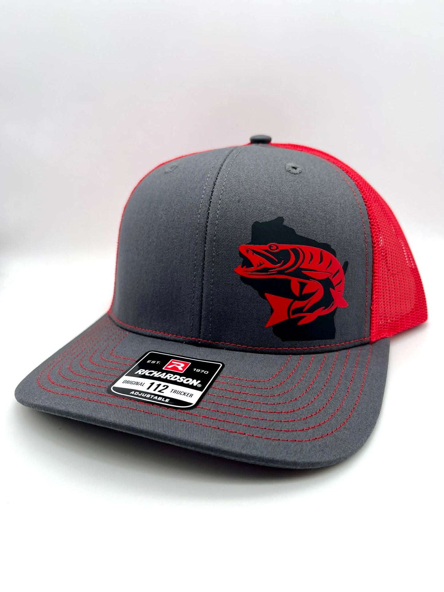 Custom Musky Fishing Snapback Hat-Choose Your State and Color