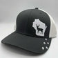 Any State Deer Hunting Firearm Snap Back Adjustable Hat in Multiple Hat Color Options
