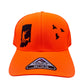 Any State QUAIL Hunter with Dog Snap Back Adjustable Hat in Multiple Hat Color Options