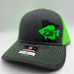 Crappie Fishing Hat – Custom Snapback Trucker Hat (Richardson 112 / Flexfit 110, Multiple Colors)