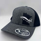 Sturgeon Fishing Snapback Hat – Custom State | Adjustable Trucker Cap | Multiple Color Options