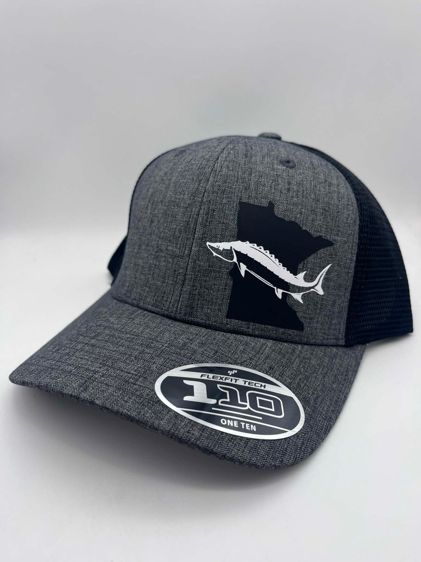 Sturgeon Fishing Snapback Hat – Custom State | Adjustable Trucker Cap | Multiple Color Options