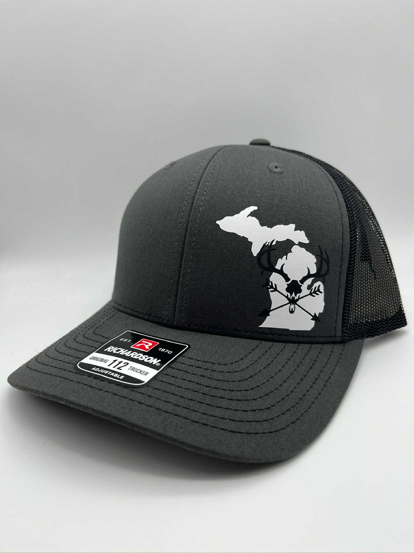 Any State Deer Skull and Arrows Snap Back Hat | Bow Hunting | Deer | Buck |