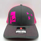 Any State QUAIL Hunter with Dog Snap Back Adjustable Hat in Multiple Hat Color Options