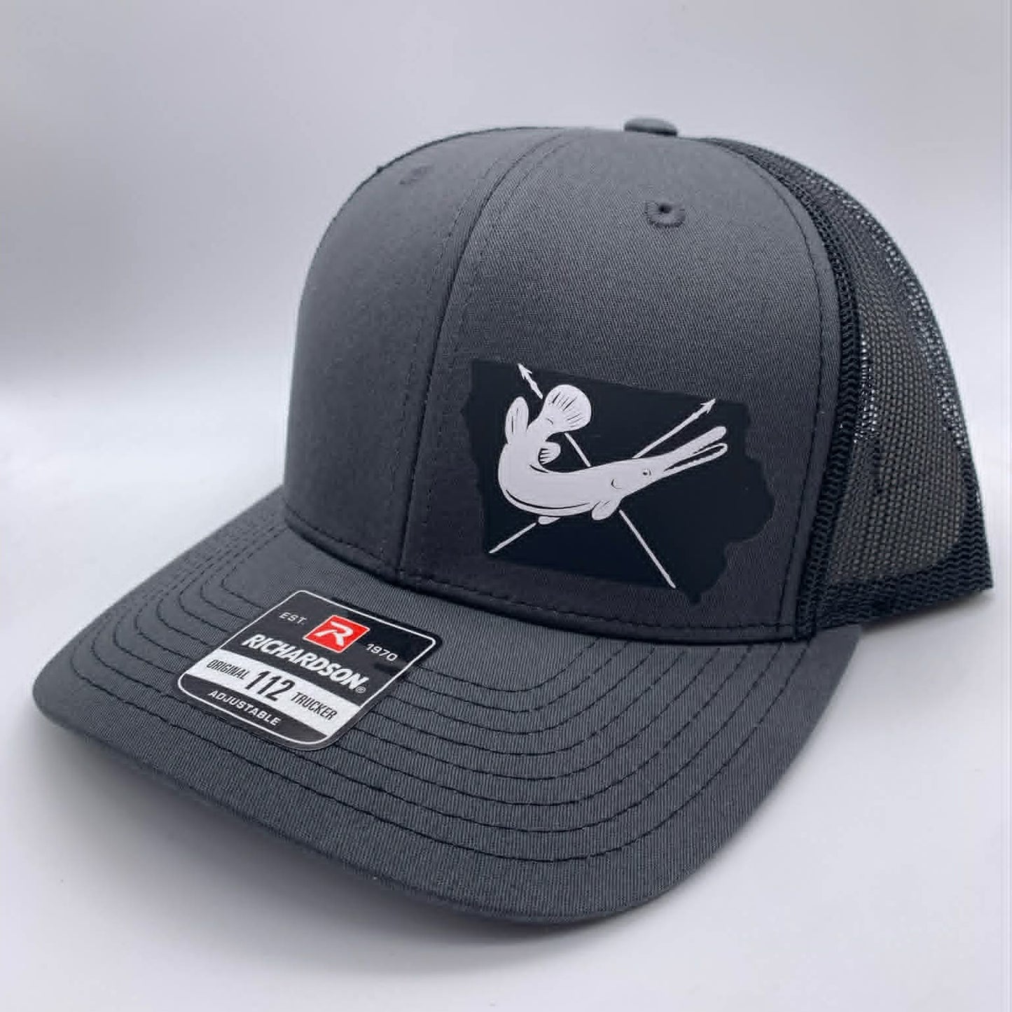 Bowfishing GAR Fish Hat - Custom State Trucker Hat (Snapback)