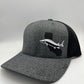 Sturgeon Fishing Snapback Hat – Custom State | Adjustable Trucker Cap | Multiple Color Options
