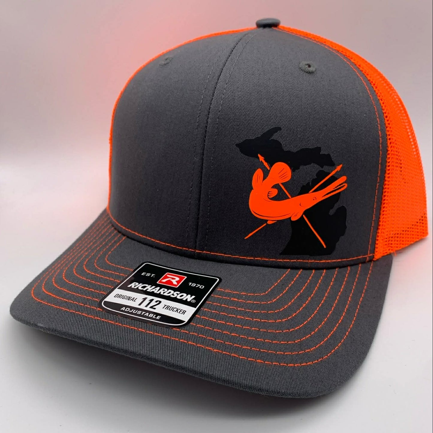Bowfishing GAR Fish Hat - Custom State Trucker Hat (Snapback)