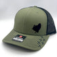 Custom Turkey Hunting Hat – Any State Gobbler Snapback Cap