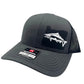 Salmon Fishing Hat – Custom State Snapback Trucker Cap – Adjustable Richardson 112 / Flexfit 110 Fishing Hat