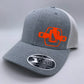 Coyote Trapping Snapback Hat | Foothold Trap Design | Adjustable Trucker Cap