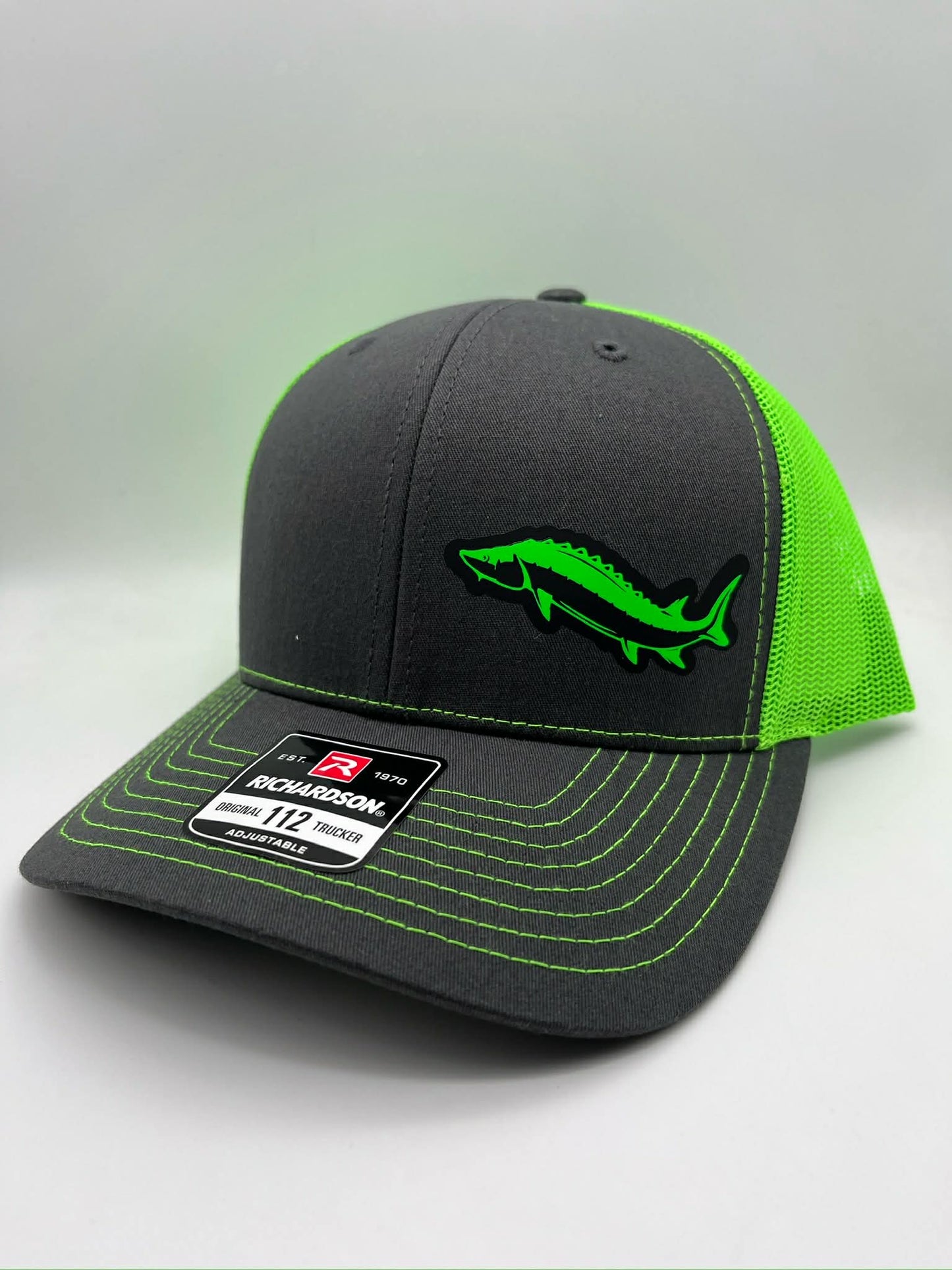 Sturgeon Fishing Snapback Hat – Custom State | Adjustable Trucker Cap | Multiple Color Options