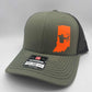 State Male Archer SnapBack Adjustable Hat | Bow | Hunter | Archery |