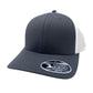 Charcoal and white Flexfit 110 adjustable hat