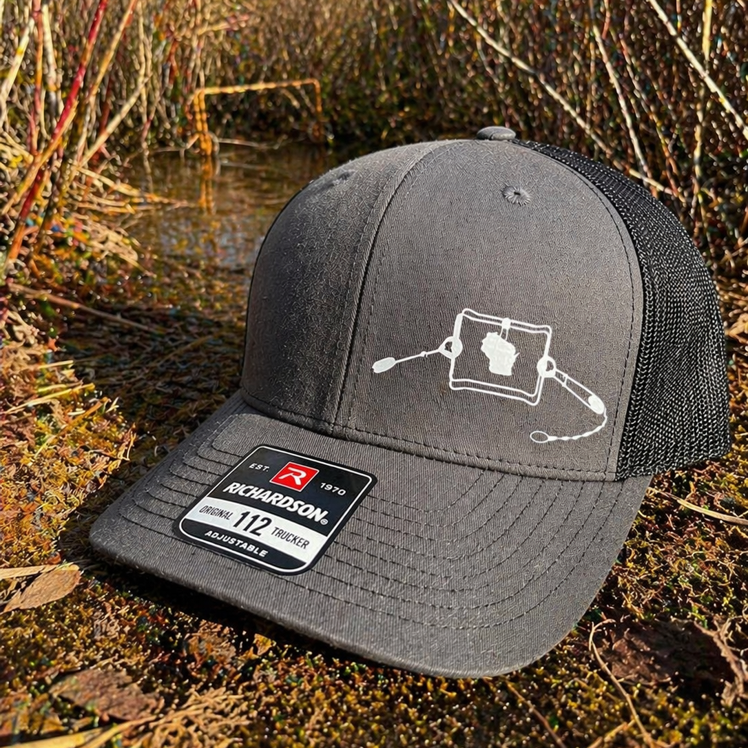 Any State Conibear Trapping Snapback Hat | Custom State Trapper Cap | Adjustable Trucker Hat